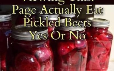 Healthy Pickled Beets Recipe