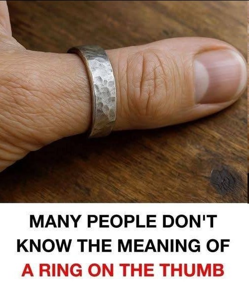 Thumb Rings: What They Symbolize for Women and Men – A Hidden Meaning Few People Know