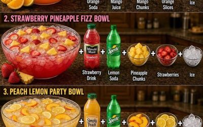 Punch Bowl Recipes 4 Ways