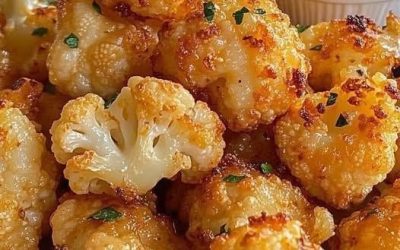 Crispy Roasted Cauliflower Bites