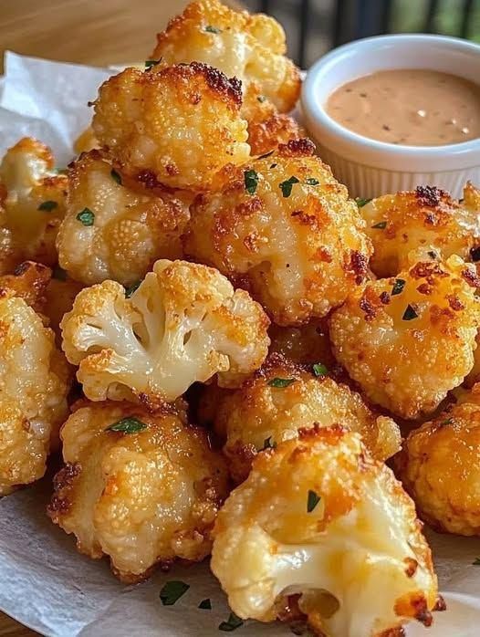 Crispy Roasted Cauliflower Bites