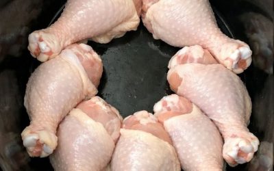 Put raw chicken drumsticks in the slow cooker with 4 simple additions to make a dinner so mouthwatering your husband will ask for it every weekend.