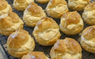 Famous Cream Puffs with Mom’s Celebrated Filling