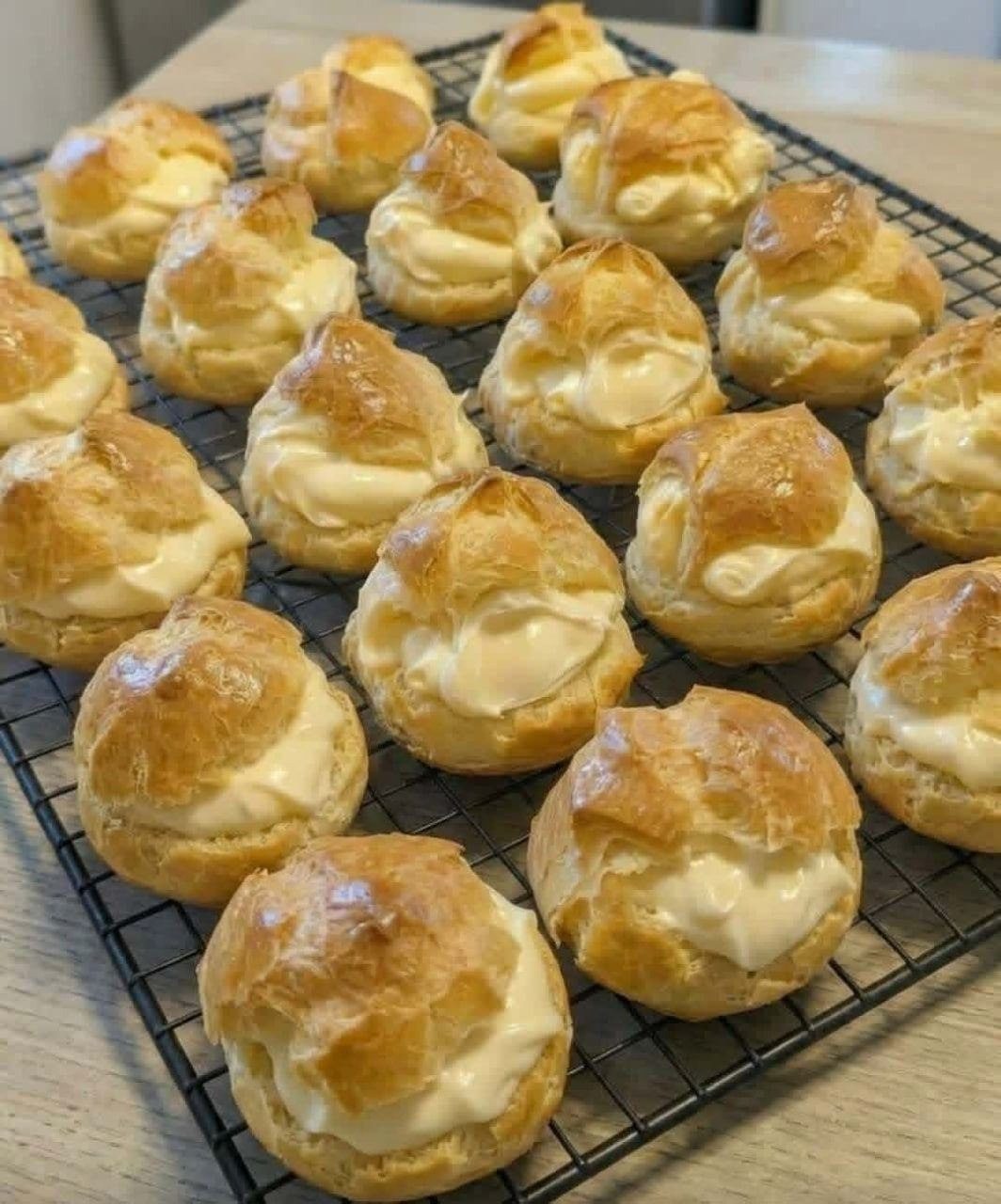 Famous Cream Puffs with Mom’s Celebrated Filling