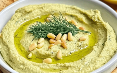 Vegan Lemon Dill Hummus Recipe