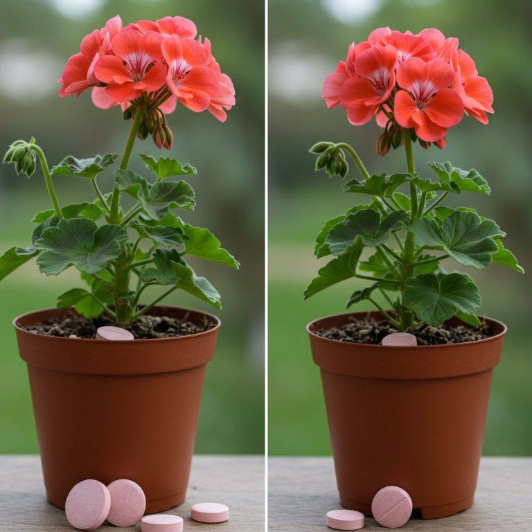 One tablet is enough to make any flower in the house bloom: it instantly comes to life.
