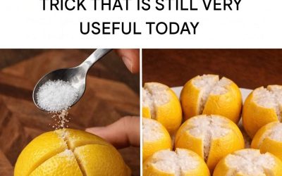 Grandma’s trick of pouring salt on a lemon: here’s what it’s for