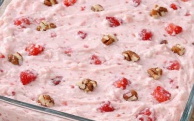 My mother-in-law Sue calls this a “salad,” but let’s be honest—it’s the best dessert on the table. Every time it’s served, the pan gets wiped clean in no time.